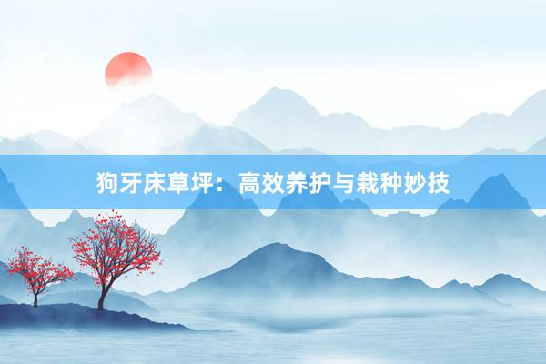 狗牙床草坪：高效养护与栽种妙技